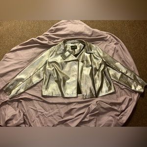 Who What Wear Silver Jacket